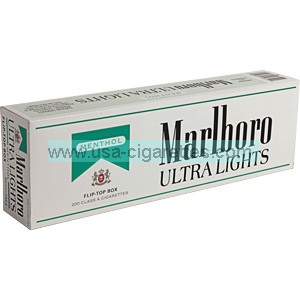 Marlboro Menthol Silver Pack box cigarettes